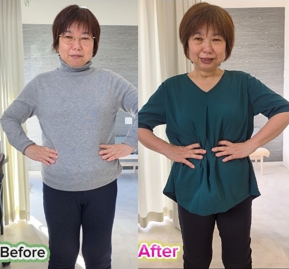 60代のお客様ビフォーアフター